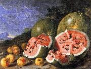 Luis Melendez Still Life with Watermelons and Apples, Museo del Prado, Madrid. china oil painting artist